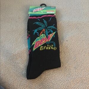 Mountain Dew fun socks